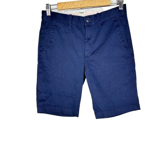 NWT J Crew Crewcuts Factory Boys Gramercy Shorts 14 Flex Chino Navy‎ Blue - Picture 2 of 10